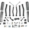 12-18 Jeep Wrangler JK Package - BDS Suspension 4″ Lift Kit | Fox 2.0 - Fuel Strike FC865 22×10 -18mm - VENOM POWER TERRA HUNTER X/T 37X13.50R22 - Image 2