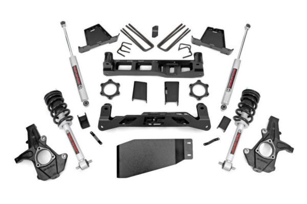 Rough Country 6" Lift Kit | N3 Shocks | Lifted N3 Struts (07-13 Chevy Silverado/GMC Sierra 1500 | 4WD)