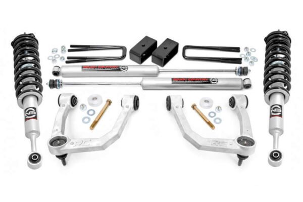 Rough Country 3.5" Lift Kit | Lifted Struts | N3 Shocks (05-23 Toyota Tacoma | 4WD)
